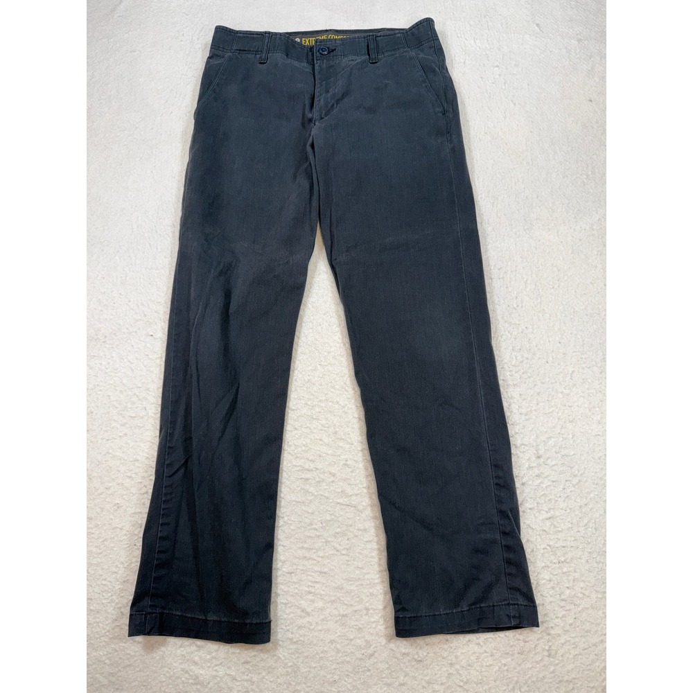 Lee Extreme Comfort MVP Straight Fit Pants Mens 33x32 Charcoal Gray 4272440
